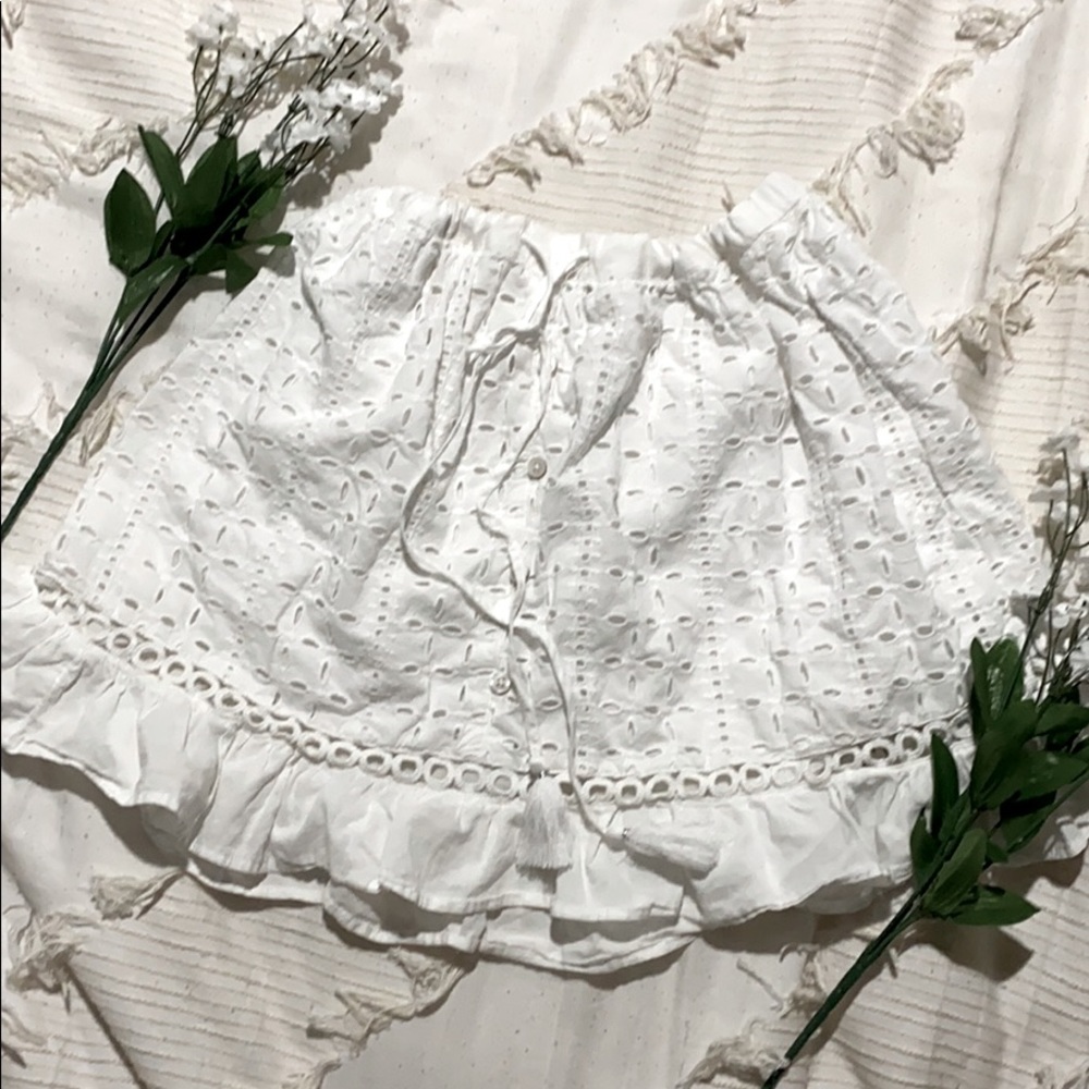 Boho mini skirt